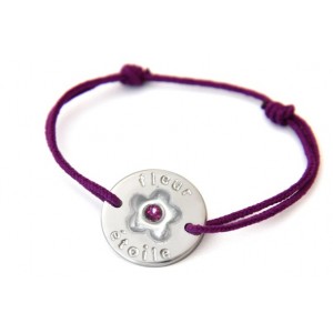 Bracelet fleur &eacute;toile
