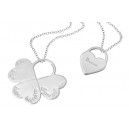 Duo tr&egrave;fle &agrave; 3+1 coeurs