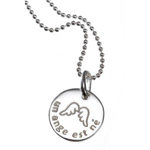 M&eacute;daille 'un ange est n&eacute;'