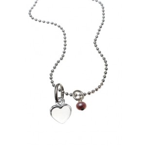 collier charm coeur
