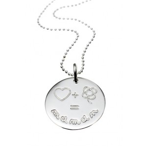 Collier &eacute;quation magique 'maman'