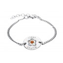 gourmette fleur &eacute;toile